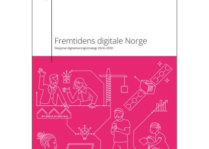 Framside på "Framtidens digitale Norge"